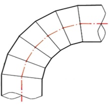 Coude à 90° à embouts mâles - PE100 SDR17 - 9057S