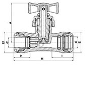 Vanne PE-Cuivre 03410C