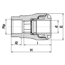 Raccord femelle pour le cuivre 1003C