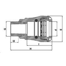 Raccord male filetage laiton ISO 228 1072G