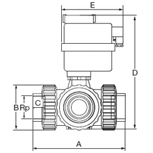 Electro-vanne 3 voies taraudée 220V  type T 1581T