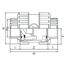 Vanne à ventouse taraudée - Joints EPDM 1631