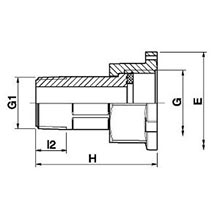 Adaptateur taraudé - fileté 35890