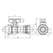 Vanne Tekplass S1 taraudée 371030S