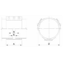 REP3 AISI 304L EPDM L300 3 PTS DE FERMETURE REP3 A2 E L300