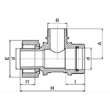 Té modulaire pour fabriquer des collecteurs 784L