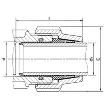 Adaptateur pour tube acier galvanisé 7897