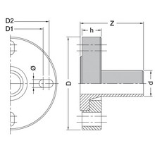 Collet bride anti-fluage - Kit de boulonnerie inox 9022