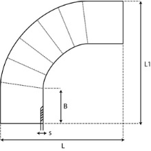 Coude à 90° à embouts mâles - PE100 SDR17 9057S