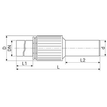 Adaptateur en PE-Acier à souder 9277