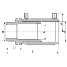 Manchon de transition - Filetage en PE100 9710