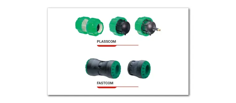 Raccords PLASSCOM-FASTCOM