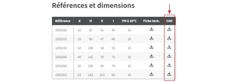 Accéder aux fichiers CAD
