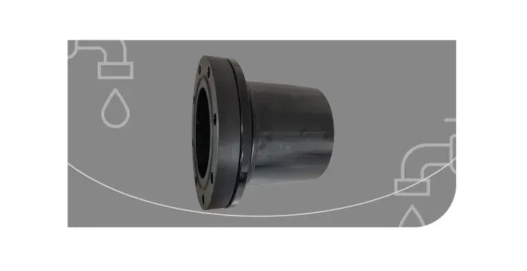 Collet-bride réduit
